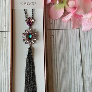 Bomb Party Pendant RBP6251HM Palm Springs Summer Hematite Plating Floral